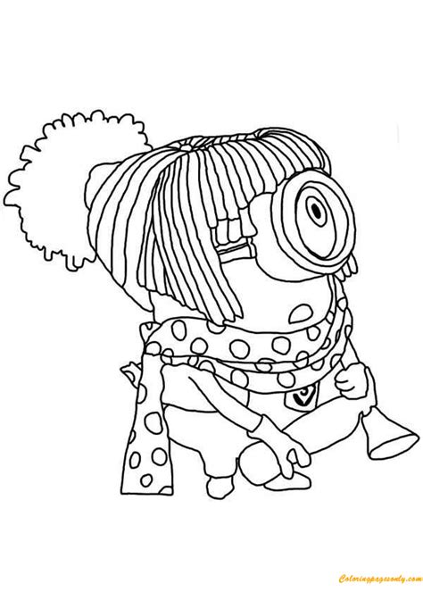 Then, the minions 2015 is included into the american… Harajuku Minion Coloring Pages - Cartoons Coloring Pages ...