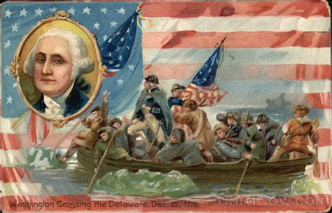 Washington Crossing The Delaware December 25 1776 Patriotic