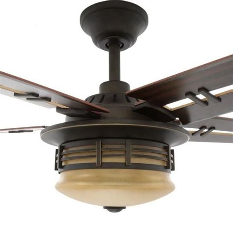 The ceiling fan comes with a 6 different adjustable speeds to cool the space. Hampton Bay Pendleton 52 in. Indoor Oil Rubbed Bronze ...
