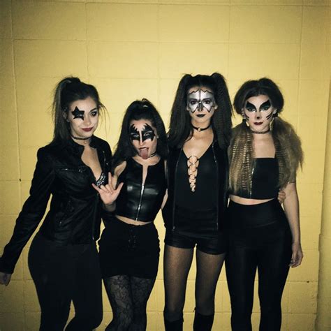 Pin By Courtney Clement On Halloween In 2022 Kiss Halloween Costumes Rockstar Halloween