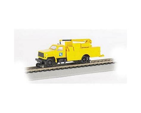 Bachmann Conrail Hi Rail Equipment Truck W Crane And Dcc Yellow Ho