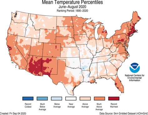 These Four Us States Have Had Their Hottest Summer On Record
