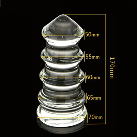 New Pagoda Shape Crystal Anal Glass Dildo Anal Butt Plug Vagina