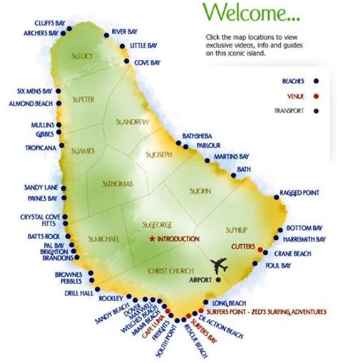 Map Of Barbados Beaches Tuchman Beaches Guide Pinterest Barbados Beaches Barbados And Maps