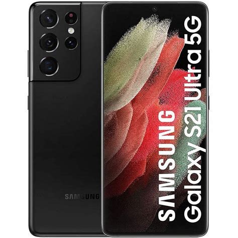 Samsung Galaxy S21 Ultra 5g G998u 128gb Black Smartphone For T Mobile