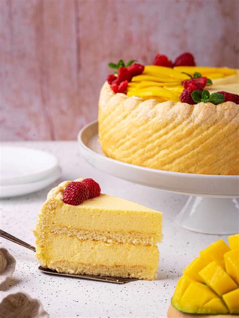 Recipe For Spectacular Mango Mousse Cake
