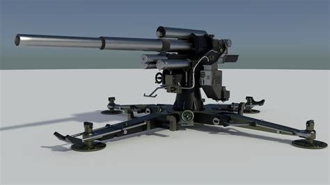 3d Model Flak 18 88mm