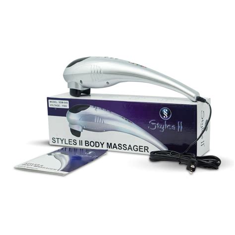 Styles Ii Handheld Percussion Body Massager With Pulsation Mode Relaxes Muscles Relief Knots