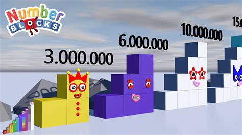 Looking For Numberblocks Comparison Step Squad 1 To 36 Million Huge