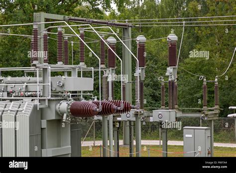 Small Electrical Substation Stock Photo Alamy