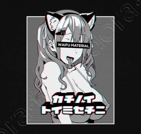 Camiseta Ahegao Face Lewd Anime And Neko Girl Cosplay Gift Latostadora