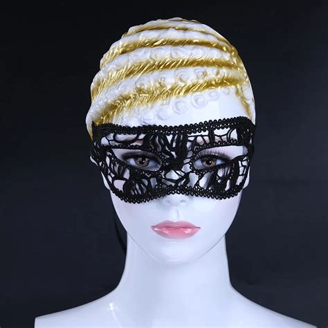 Buy Pcs Black Women Sexy Lace Eye Mask Party Masks For Masquerade Spoof