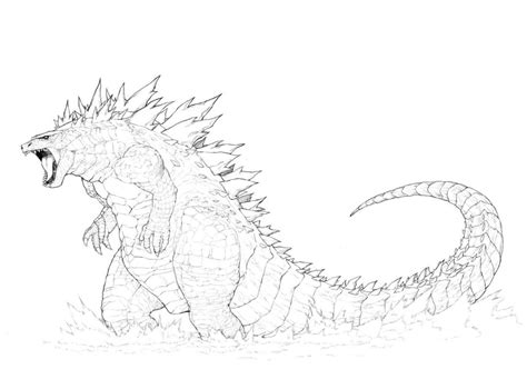Godzilla Coloring Pages Printable Coloring Pages