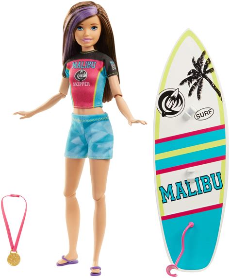 Barbie Dreamhouse Adventures Skipper Surf Doll Approx 11 Inch In