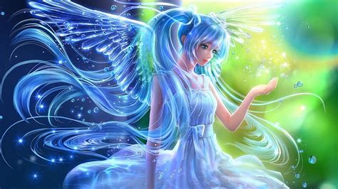 Fantasy Angel Anime Fairies Hd Wallpaper Pxfuel