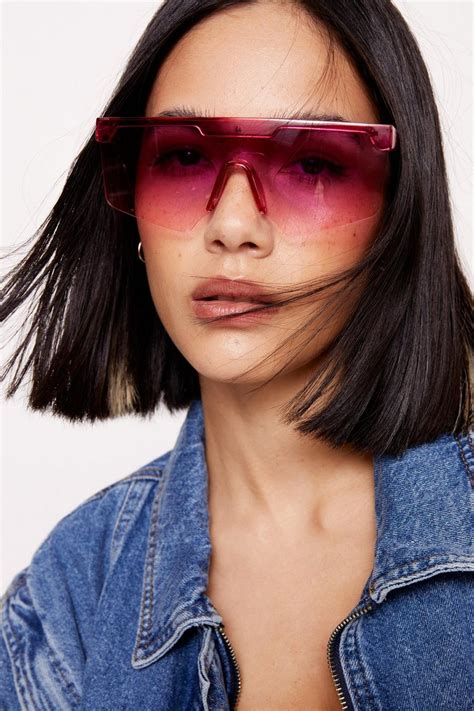 Oversized Square Sunglasses Boohoo Uk