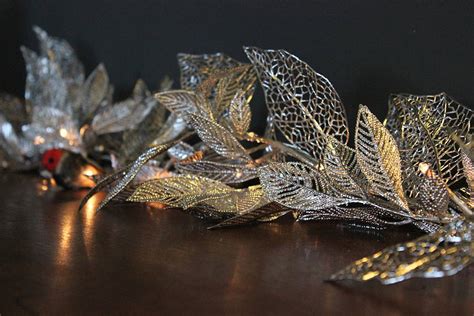 Silver Leaf Fairy Lights By The Forest And Co