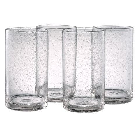 Artland 17 Oz Iris Hiball Drinking Glasses Set Of 4