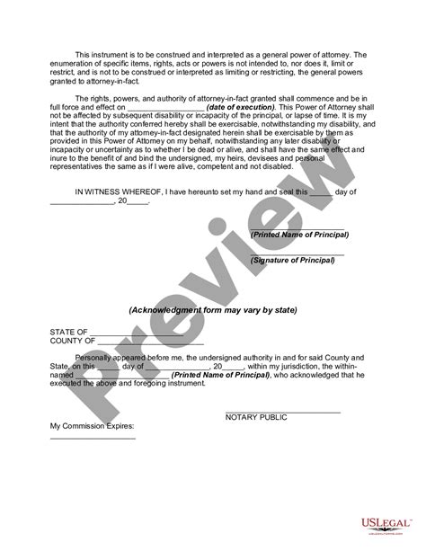 Colorado General Power Of Attorney Us Legal Forms