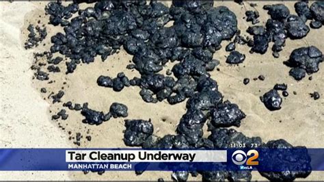 Cleanup Efforts Underway After Tar Balls Wash Ashore On South Bay