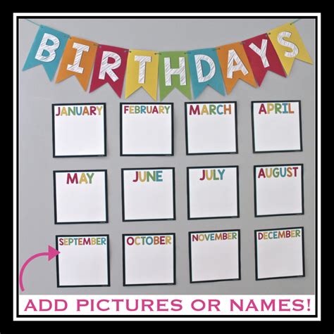 Free for commercial use no attribution required high quality images. Birthday board bulletin display | Classroom birthday ...