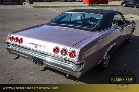 1965 Chevrolet Impala Ss Evening Orchid Coupe 400 V8 4578 Miles For