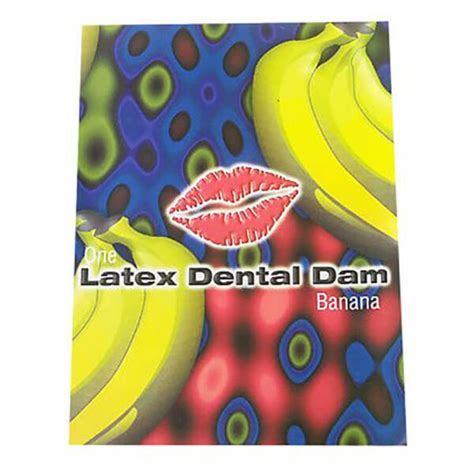 Latex Dental Dam Safe Oral Sex Banana Flavor 12 Count For Sale Online