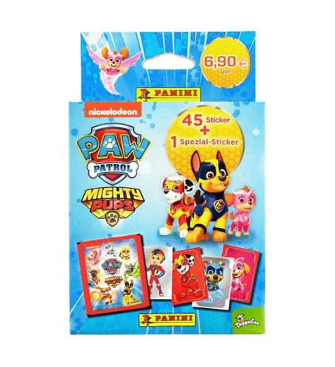 Panini Paw Patrol Mighty Pups Stickers Blister De 46 Stickers