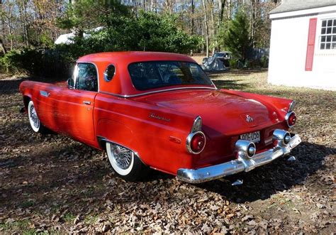 1955 Shay Thunderbird 302 V 8 C 6 Ac Torch Red 8k Miles Since New For Sale