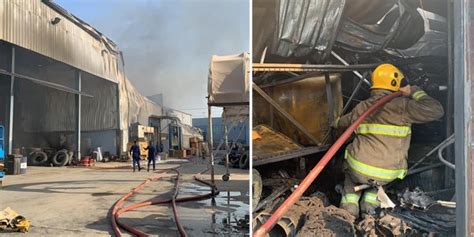 Kuwait Firefighters Quench Timber Fire Arab Times Kuwait News