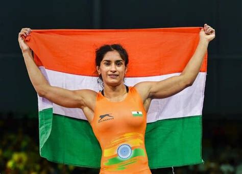 Vinesh Phogat Gives India Its First Womens Wrestling Gold Medal At