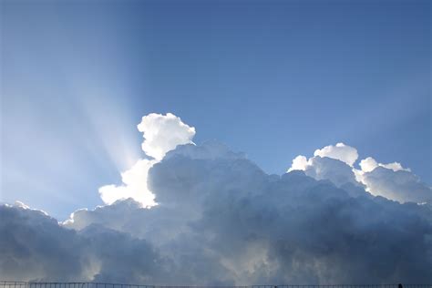 Free Images Horizon Cloud Sky Sun Sunlight Ray Daytime Cumulus