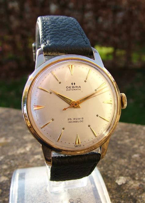 Vintage Gents 1950s Oebra Automatic Wrist Watch | 323032 | Sellingantiques.co.uk