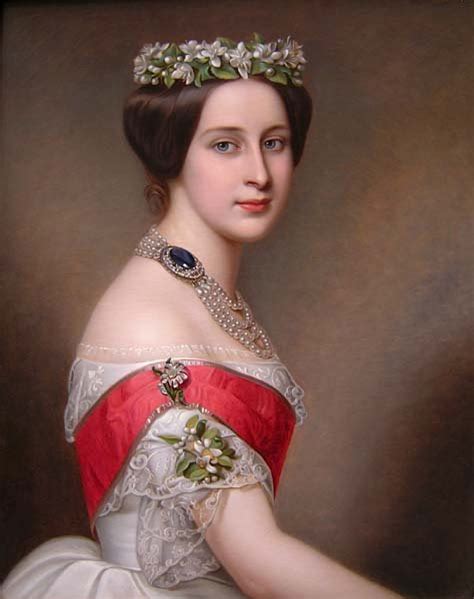Grand Duchess Alexandra Iosifovna Attributed To Joseph Karl Stieler