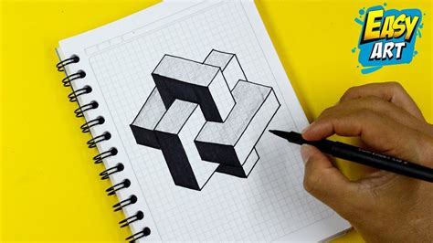 Dibujos De Ilusion Optica Como Dibujar Cubos 3d Optical Illusion