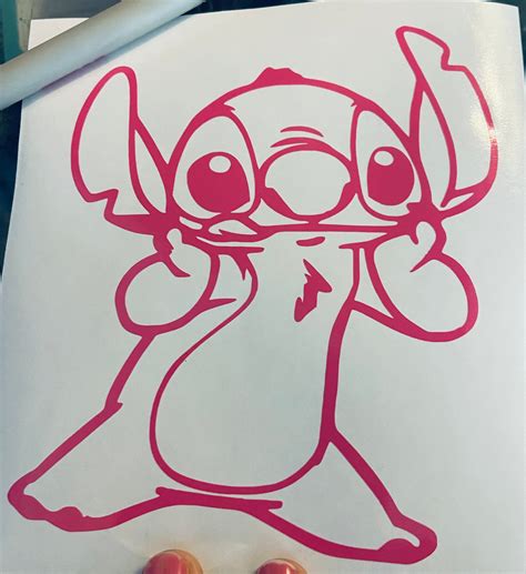 Disney Lilo And Stitch Permanent Vinyl Decal Many More Designs Etsy
