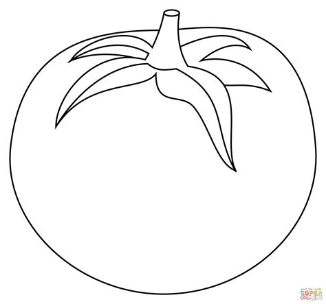 Tomato Coloring Page Free Printable Coloring Pages Coloring Pages