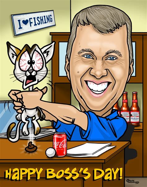 Give Your Boss The Best Boss S Day Gift Ever Order Online Today Personalized Caricature