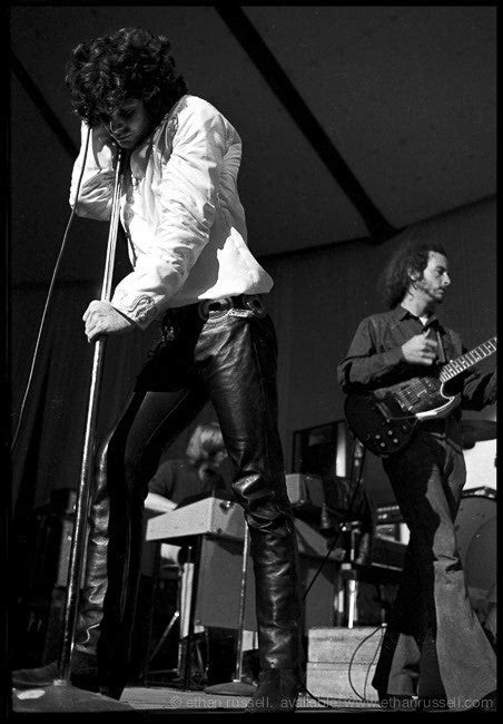 Jim Morrison At Londons Roundhouse 1968 Iv Ethan Russell Photographs