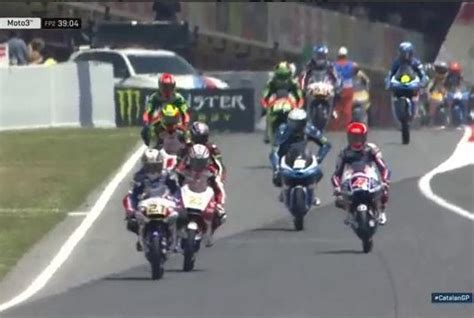 Video Of The Crash Death Luis Salom Moto2 Catalunya Motogp News
