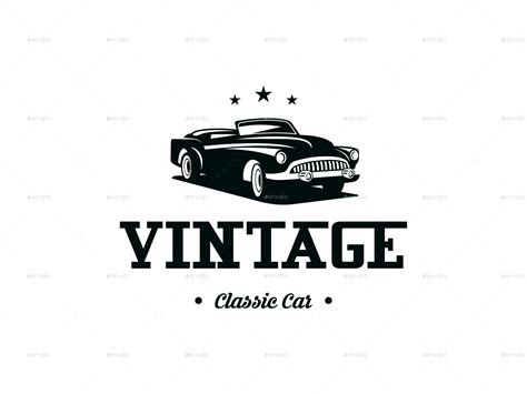 Classic Car Logo By Blissfulmotion Graphicriver