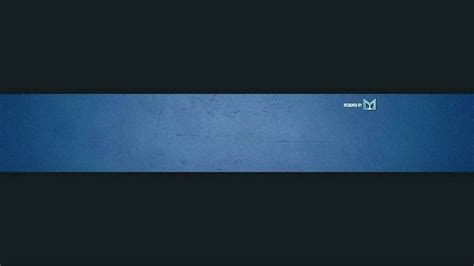 Blue Gaming Banner For Youtube No Text Gaming Youtube Banner Template
