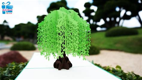 Willow Tree Pop Up Cardkirigami Pattern Manualidades Manualidades Creativas Creatividad