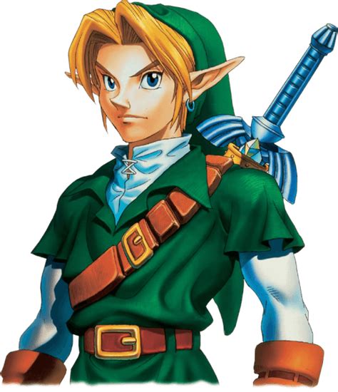 Link Portrait From The Tloz Ocarina Of Time Official Art Set