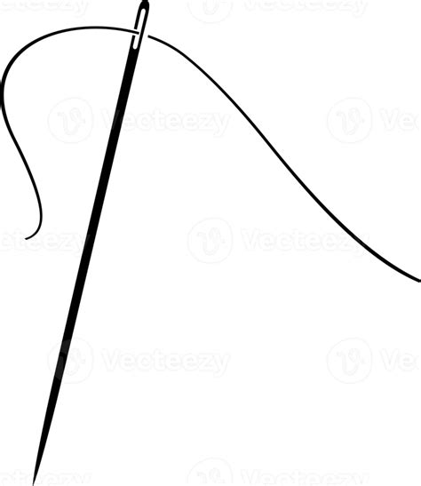 Sewing Needle With Thread Png
