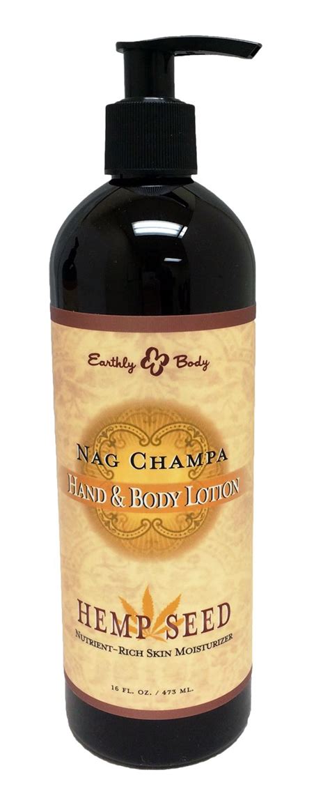hemp seed hand and body lotion nag champa 16 fl oz hand body lotion hand moisturizer
