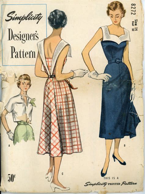 Simplicity 8272 B Vintage Sewing Patterns Fandom Powered By Wikia