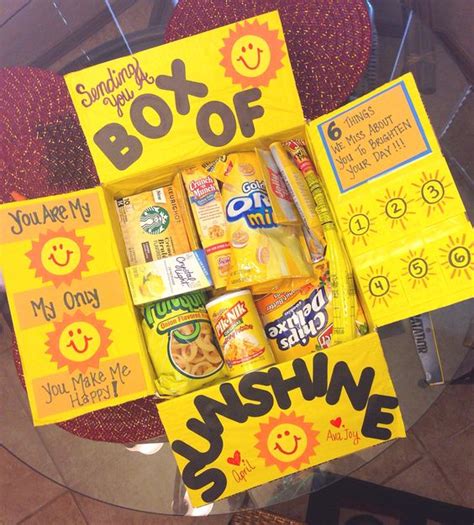 Box Of Sunshine Care Package T Ideas Unicorn Dreaming