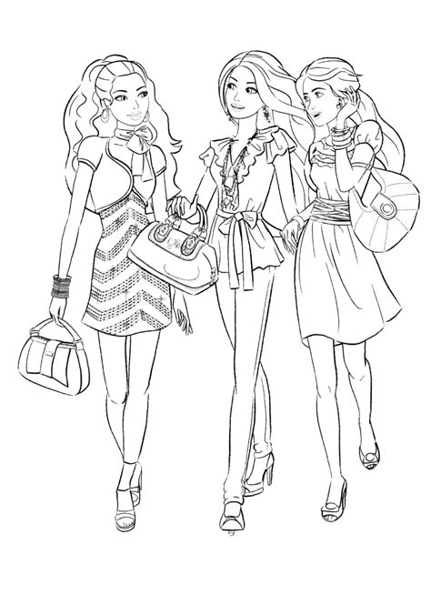 Coloriages Barbie Luxe Photos Coloriages Barbies Coloriage Coloriage