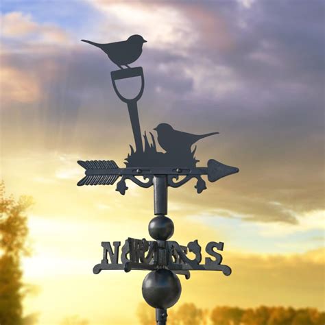 Cast Iron And Steel Robin Miniature Weathervane